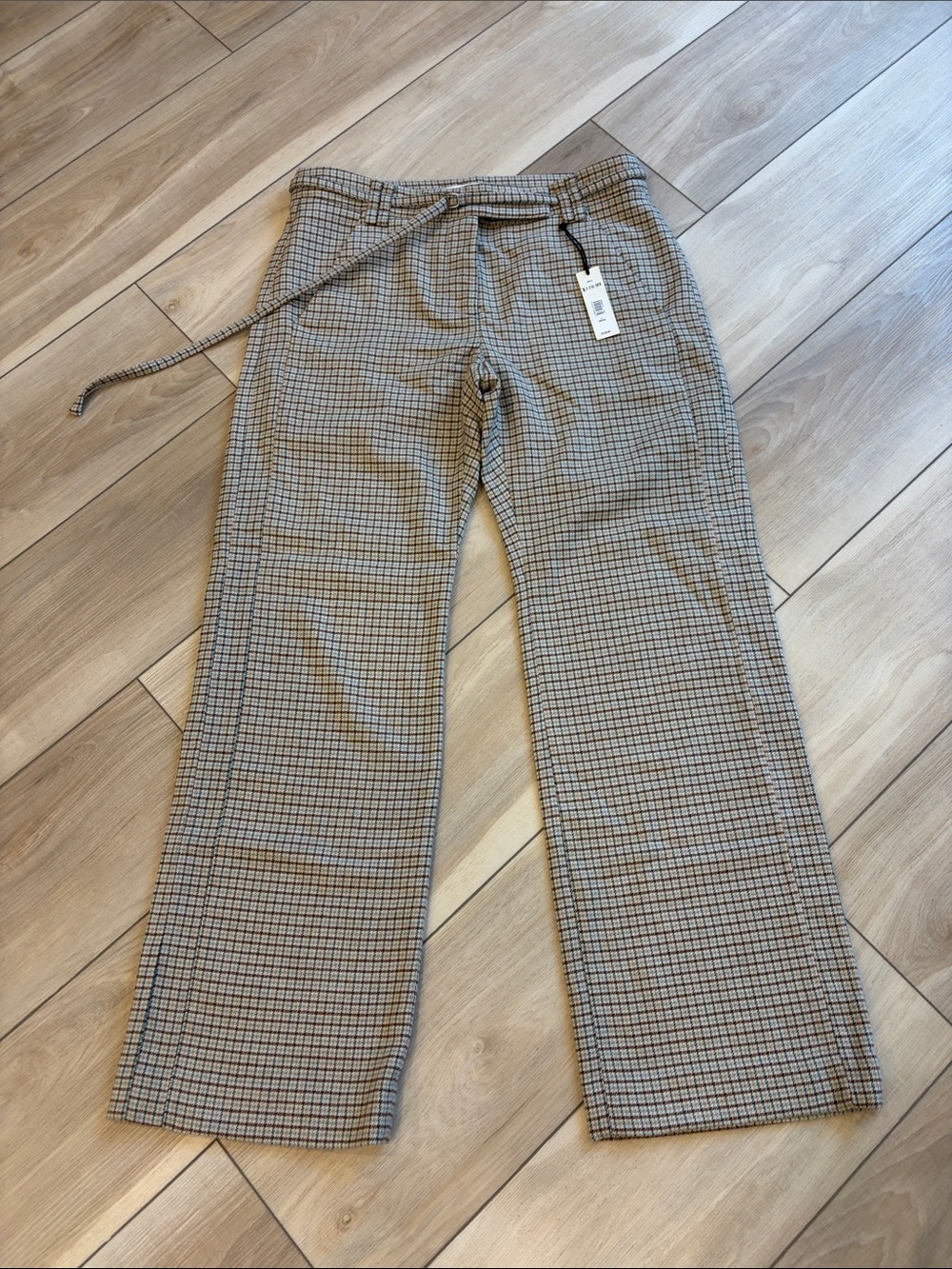 New Banana Republic Plaid Dress Pants - brown/Tan size 4 petite